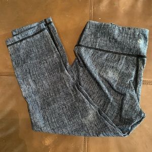 Lululemon wunder under crop size 6